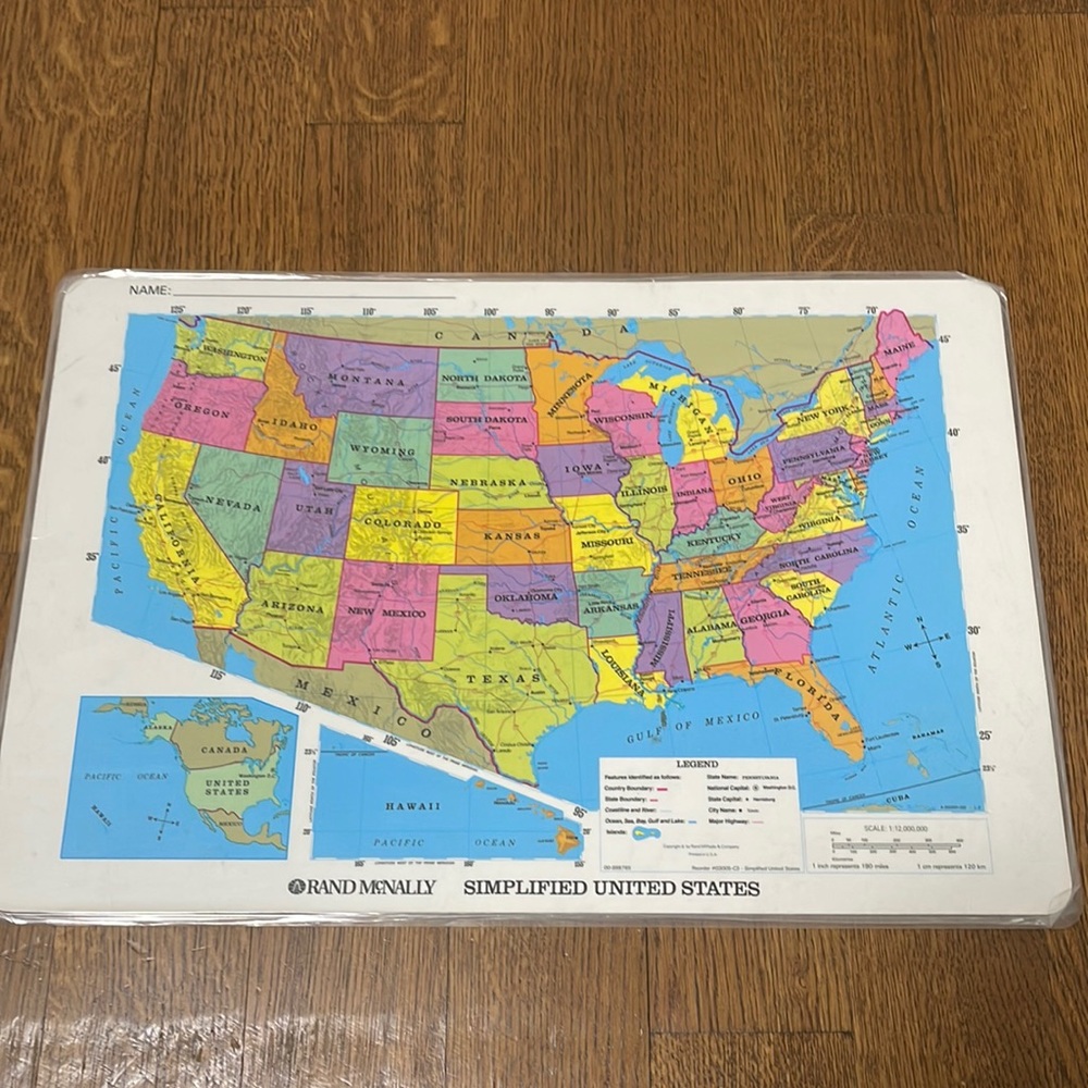 US Map + Continent Map